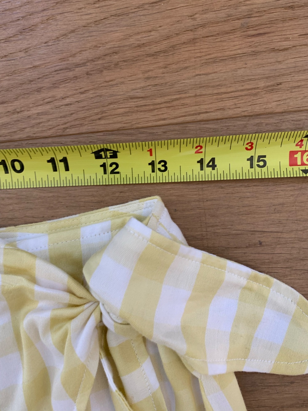 Madewell Yellow and White Gingham Sarong Skirt - Picture 5 of 11